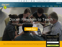 Tablet Screenshot of doceri.com